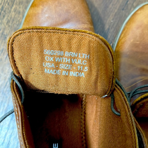 NWOB Red Tape Leather Shoe, Size- 11.5, Color- Brown - Picture 4 of 4